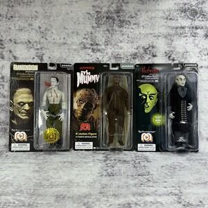 NIB Lot of 3 Mego 8" Horror Action Figures Frankenstein Mummy Nosferatu